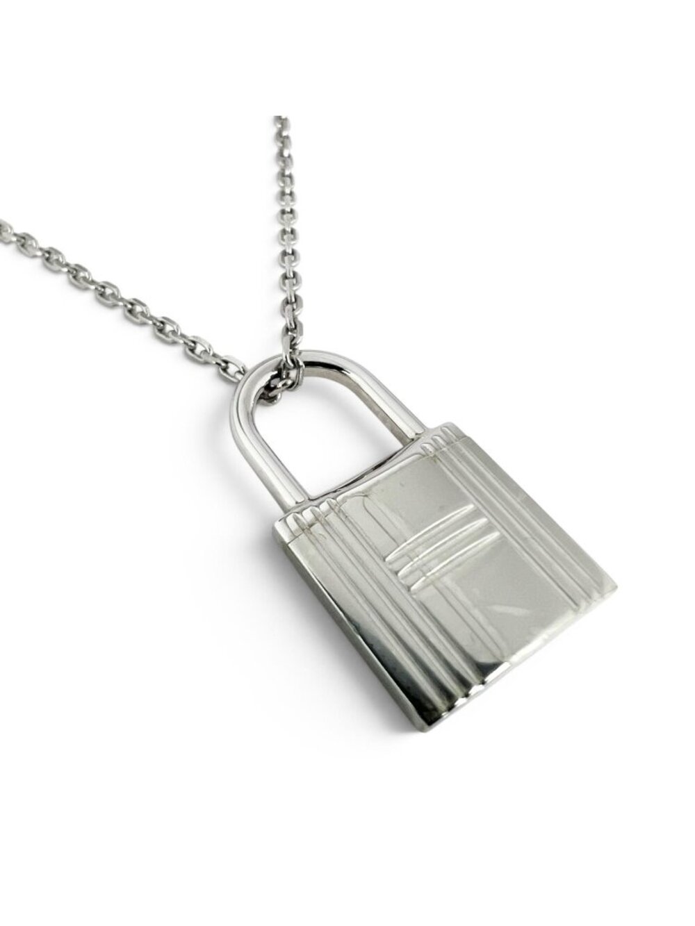Hermes O'Kelly PM Necklace Silver